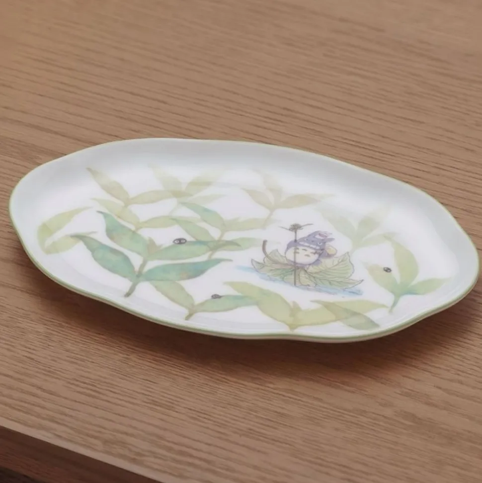 23 Cm Totoro Cloud Shape Plate - My Neighbor Totoro