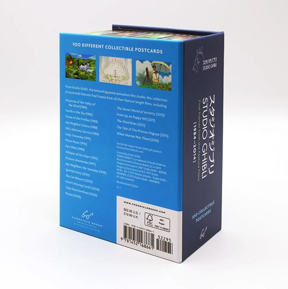 100 Collectible Postcards Box - Studio Ghibli