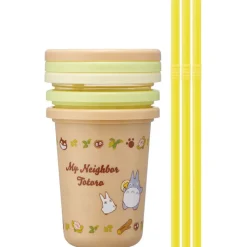 3 Glasses With Straw Set - My Neighbor Totoro