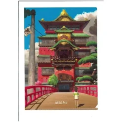 A4 Size Clear Folder Aburaya - Sprited Away