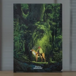 A4 Size Clear Folder Ashitaka In The Woods - Princesse Mononoke