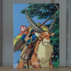 A4 Size Clear Folder Ashitaka And Yakul - Princesse Mononoke