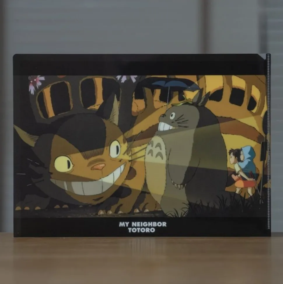 A4 Size Clear Folder Catbus Arrival - My Neighbour Totoro