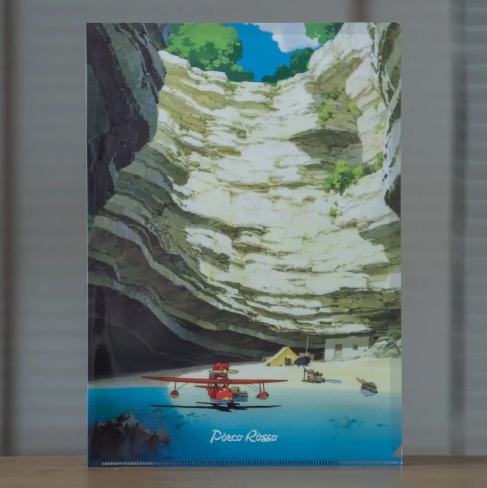A4 Size Clear Folder Hiding Place Of Marco - Porco Rosso