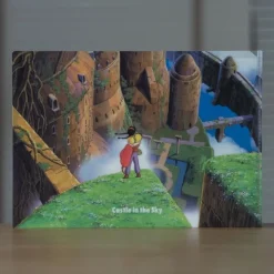 A4 Size Clear Folder Sky Garden - Castle In The Sky