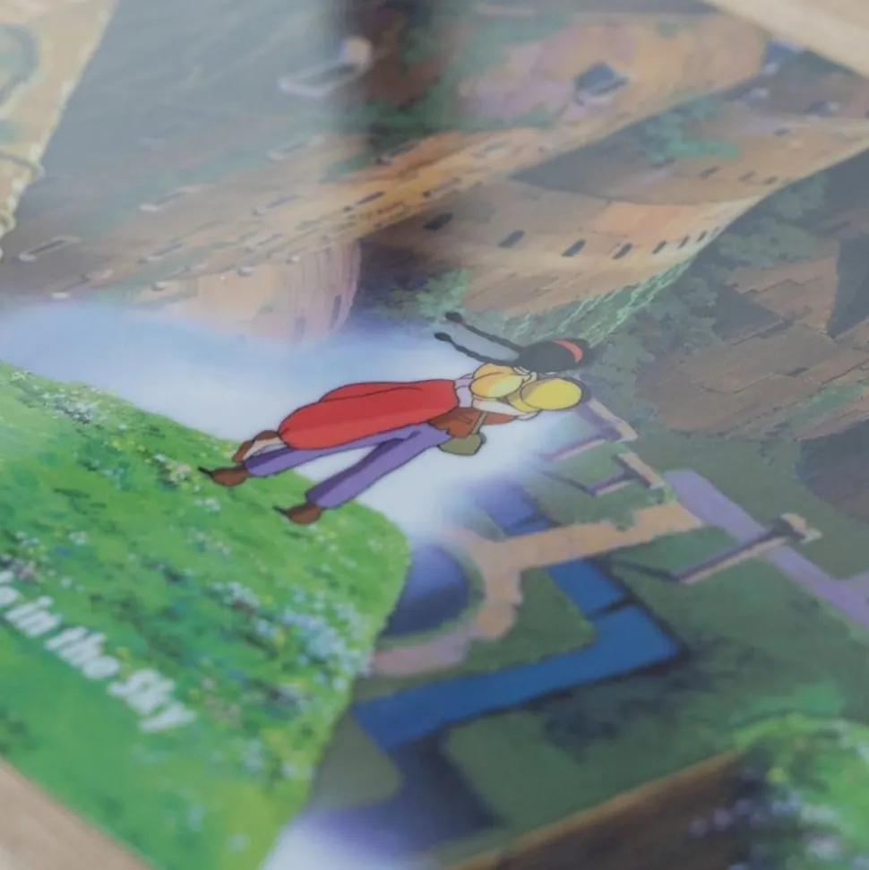 A4 Size Clear Folder Sky Garden - Castle In The Sky