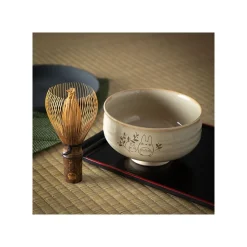 Akahada-Yaki Matcha Tea Bowl & Whisk - My Neighbor Totoro