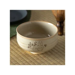 Akahada-Yaki Matcha Tea Bowl & Whisk - My Neighbor Totoro