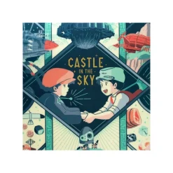 Art Deco Clear Folder A4 - Castle In The Sky