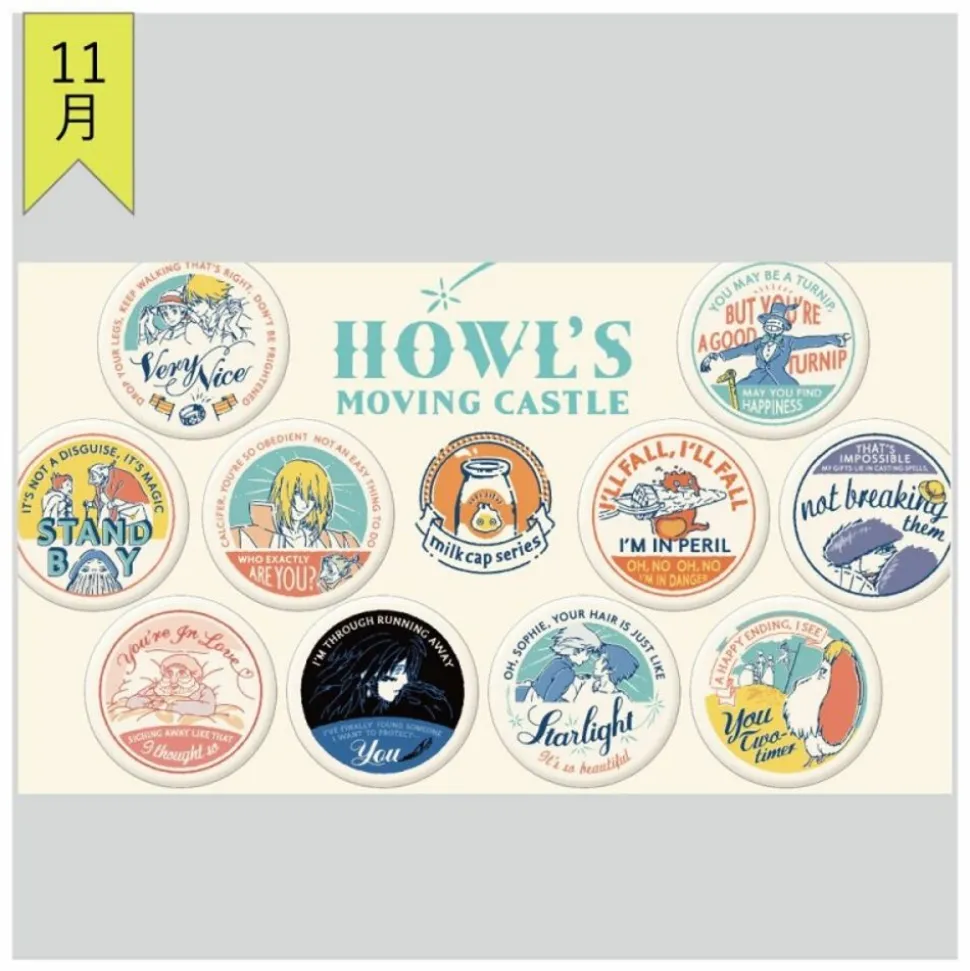 Badge Collection 10 Pcs - Howl'S Moving Castle