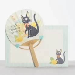 Bamboo Fan & Letter Set Jiji With Lemon - Kiki'S Delivery Service