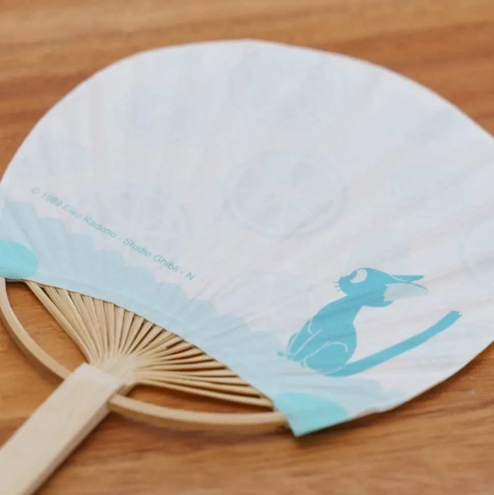Bamboo Fan & Letter Set Jiji With Lemon - Kiki'S Delivery Service