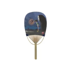 Bamboo Fan Chihiro & No Face - Spirited Away