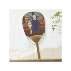 Bamboo Fan Chihiro & No Face On The Train - Spirited Away