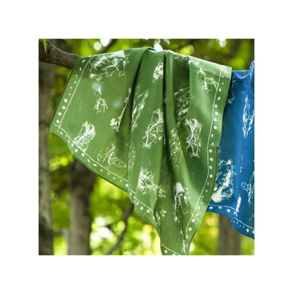 Bandana Green Living Together - Princess Mononoke