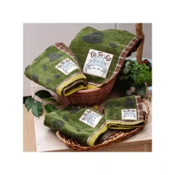 Bath Towel Autumn Green 60X120 Cm - My Neighbor Totoro