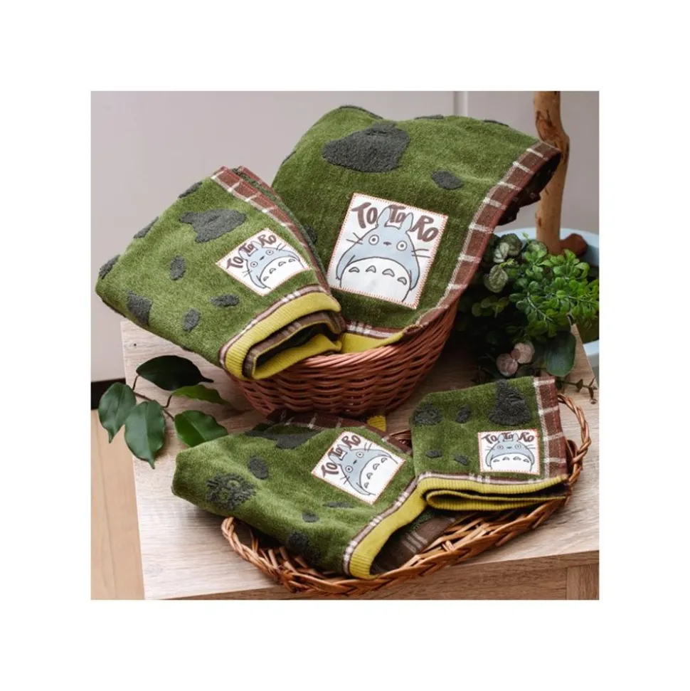 Bath Towel Autumn Green 60X120 Cm - My Neighbor Totoro