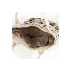 Beige Embroidered Bag Totoro Hazelnut - My Neighbor Totoro
