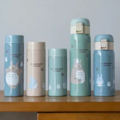 Beige Thermos Bottle 300Ml Forest Stroll - My Neighbor Totoro
