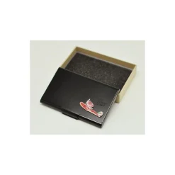 Black Metal Card Case With Seaplane - Porco Rosso