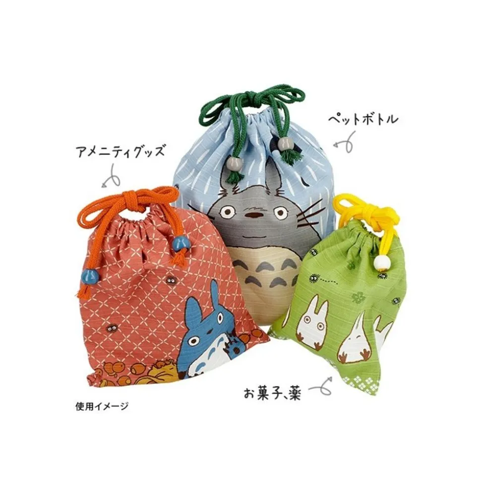 Blue Cloth Bag Big Totoro - My Neighbor Totoro