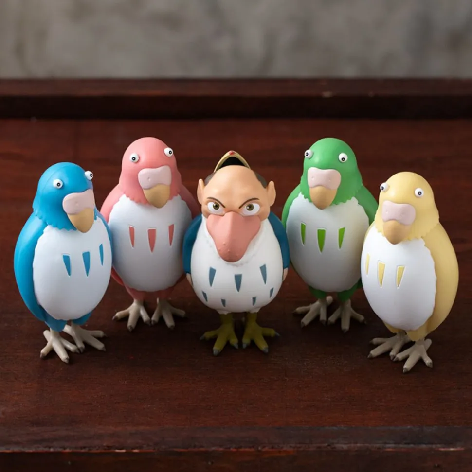 Bobble Head Figurine Blue Parakeet - The Boy And The Heron