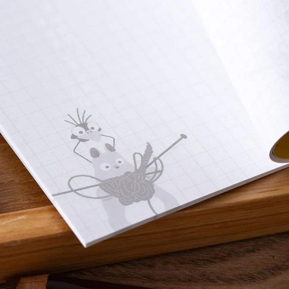 Carnet De Notes B6 Knitting Lesson - Spirited Away
