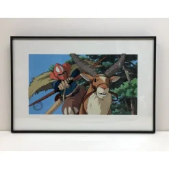 Cel Art Ashitaka Goes To Battle - Studio Ghibli