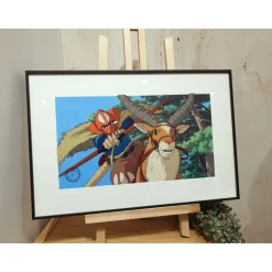 Cel Art Ashitaka Goes To Battle - Studio Ghibli