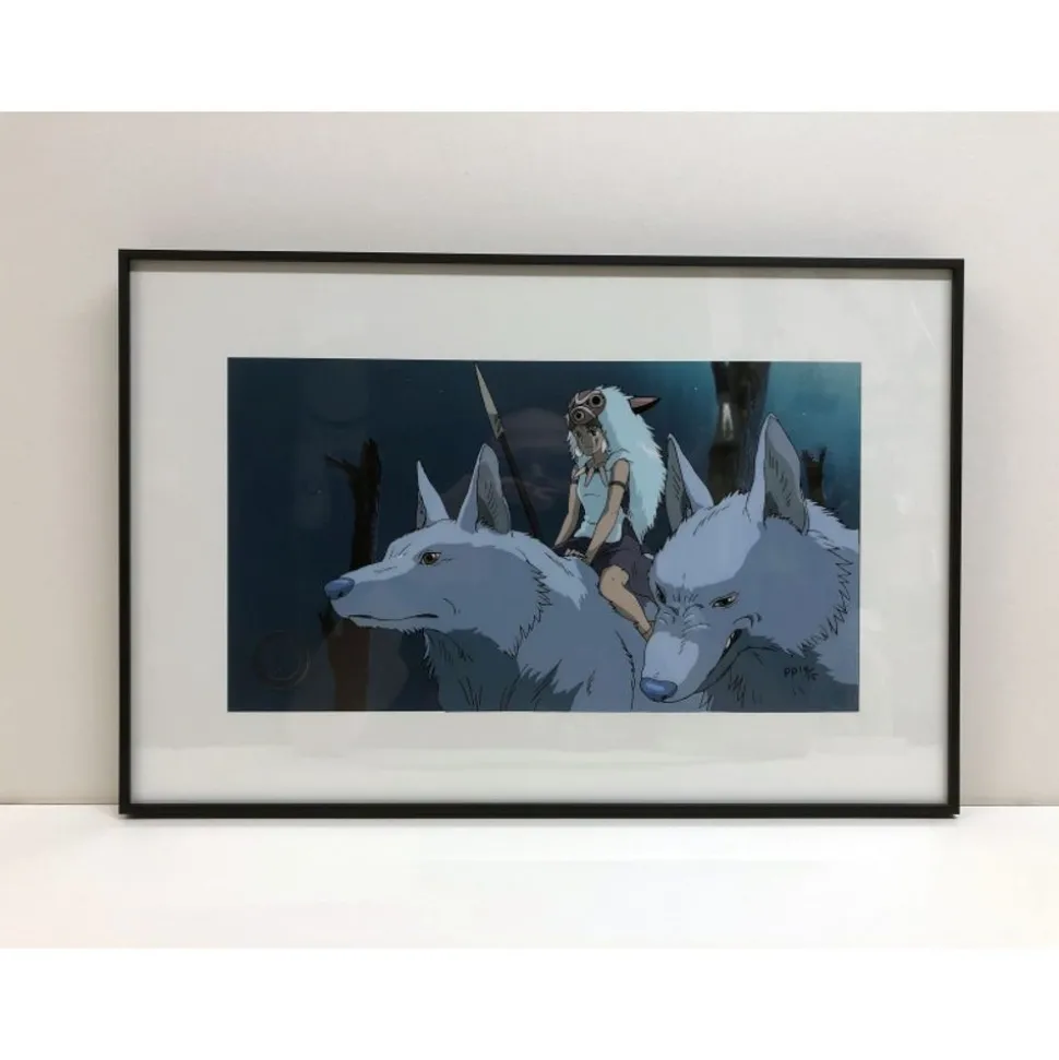 Cel Art San And His Wolf Brothers - Studio Ghibli