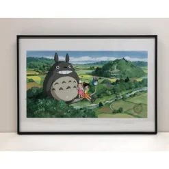 Cel Art Totoro On A Summer Day - Studio Ghibli