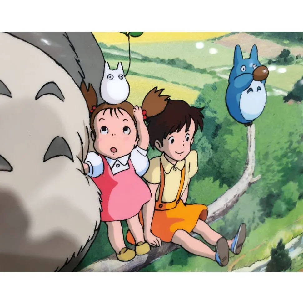 Cel Art Totoro On A Summer Day - Studio Ghibli