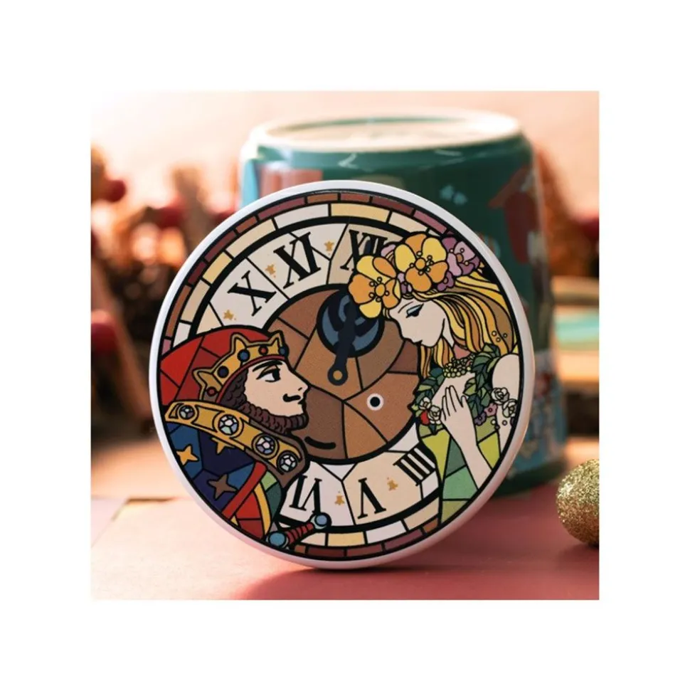 Ceramic Coaster King Of Dwarf & Princess - Whisper Of The Heart