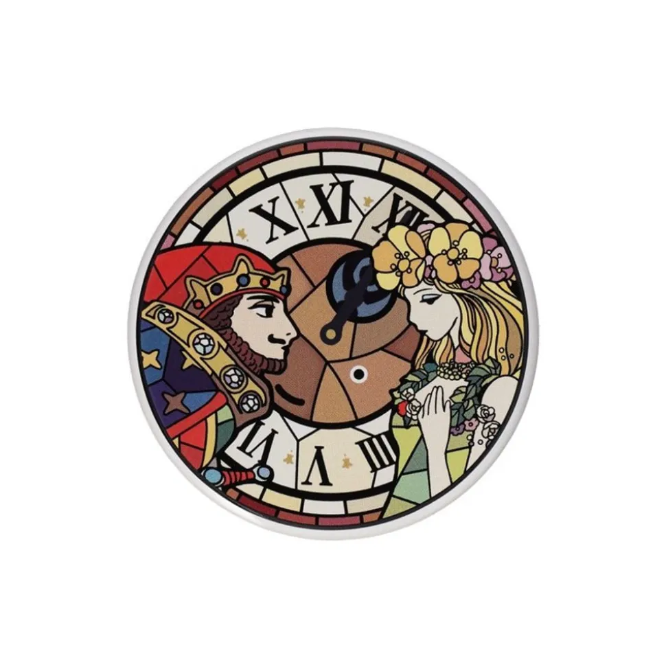 Ceramic Coaster King Of Dwarf & Princess - Whisper Of The Heart