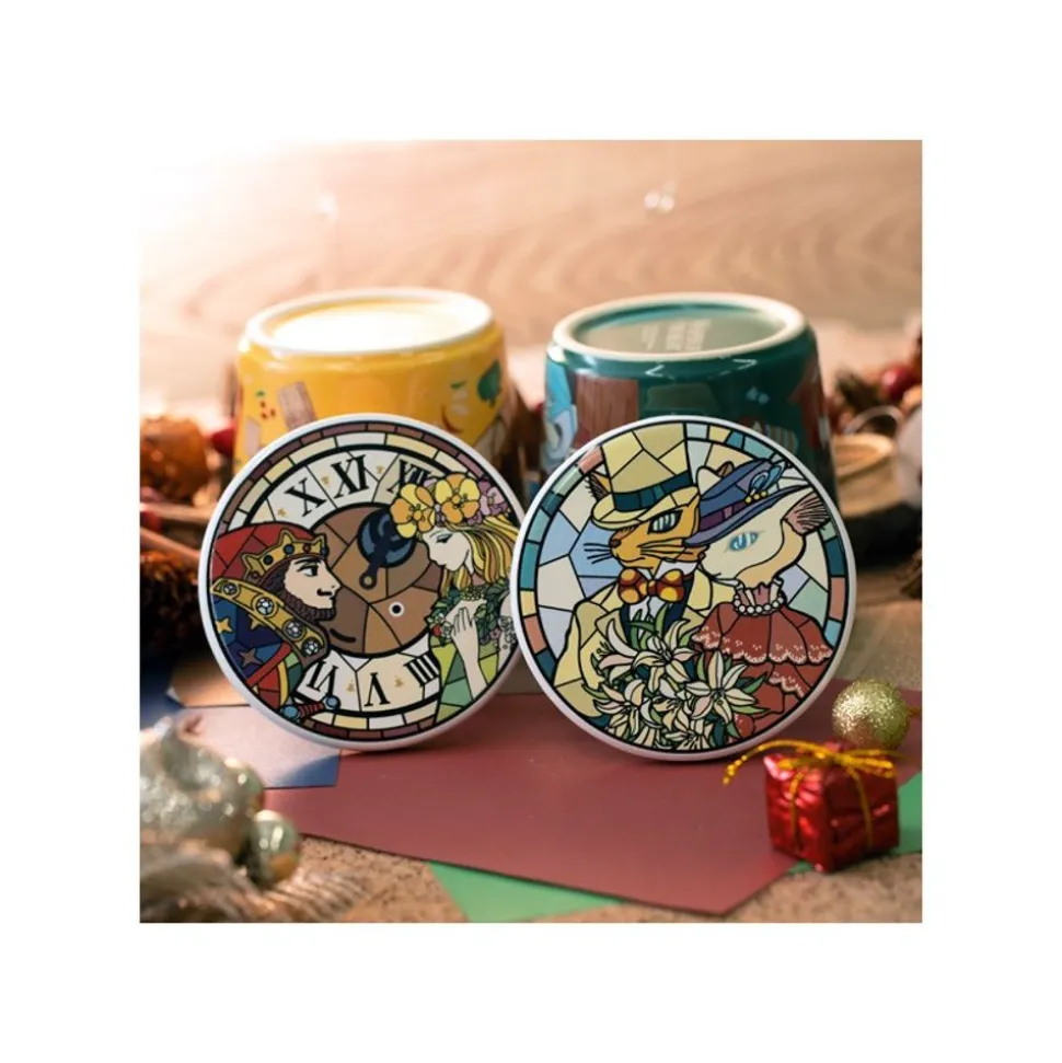 Ceramic Coaster King Of Dwarf & Princess - Whisper Of The Heart