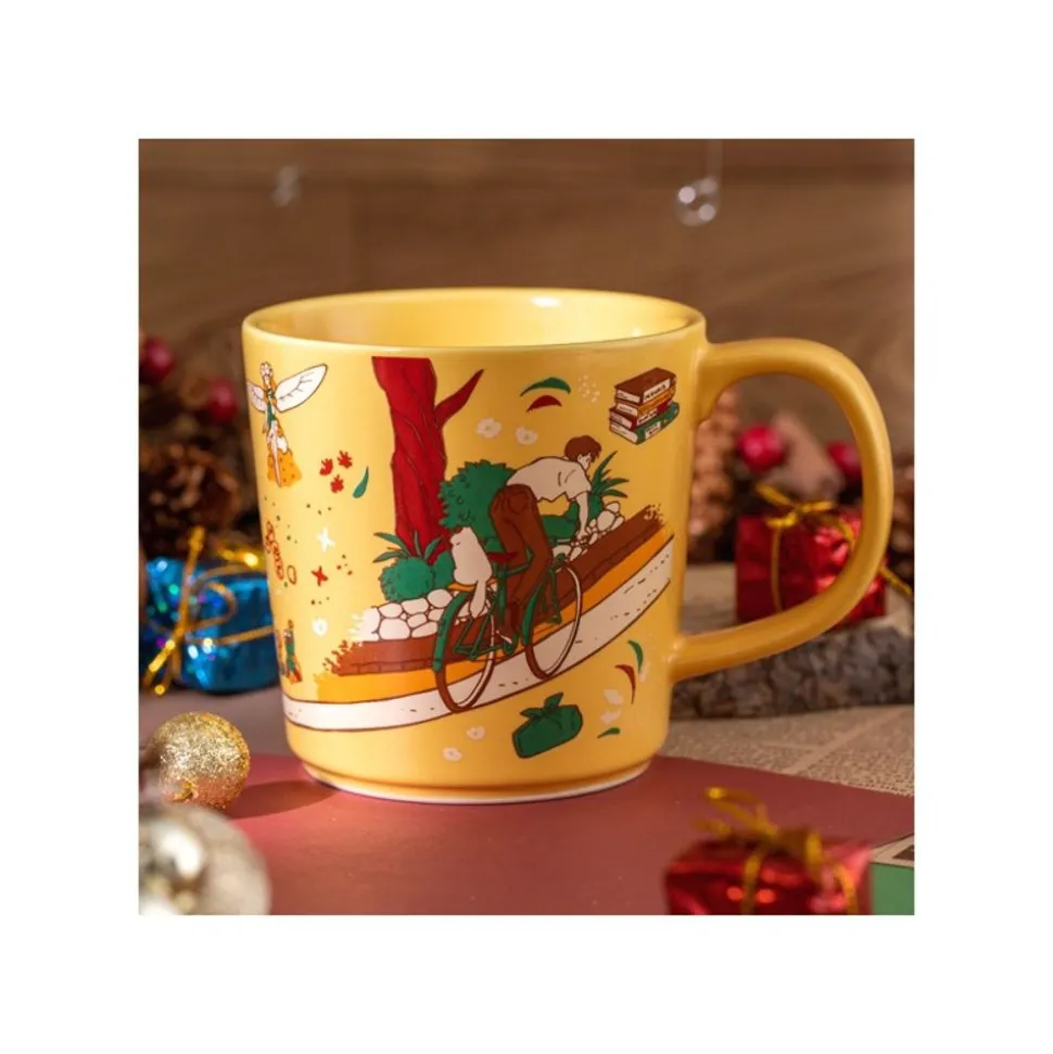 Ceramic Cup Chasing The Cat - Whisper Of The Heart