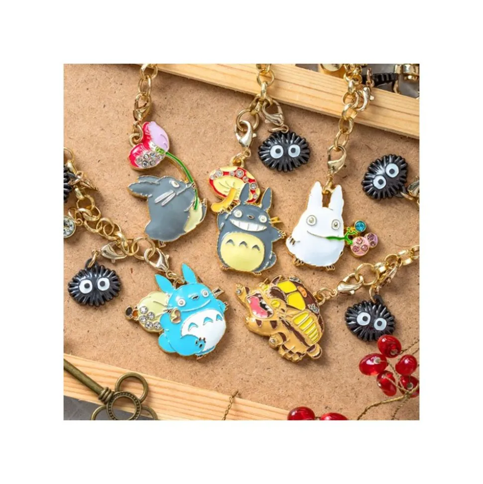 Charm Chain Big Totoro & Flower - My Neighbor Totoro