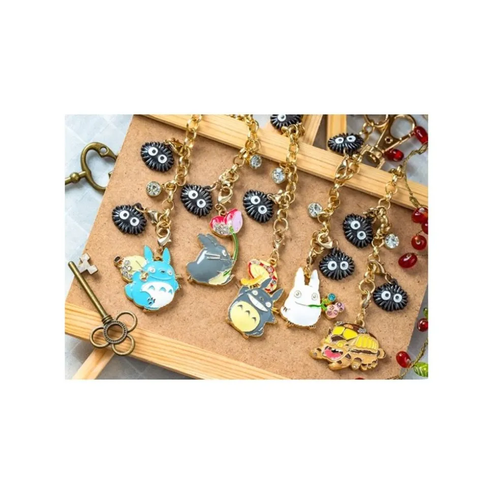 Charm Chain Big Totoro & Flower - My Neighbor Totoro