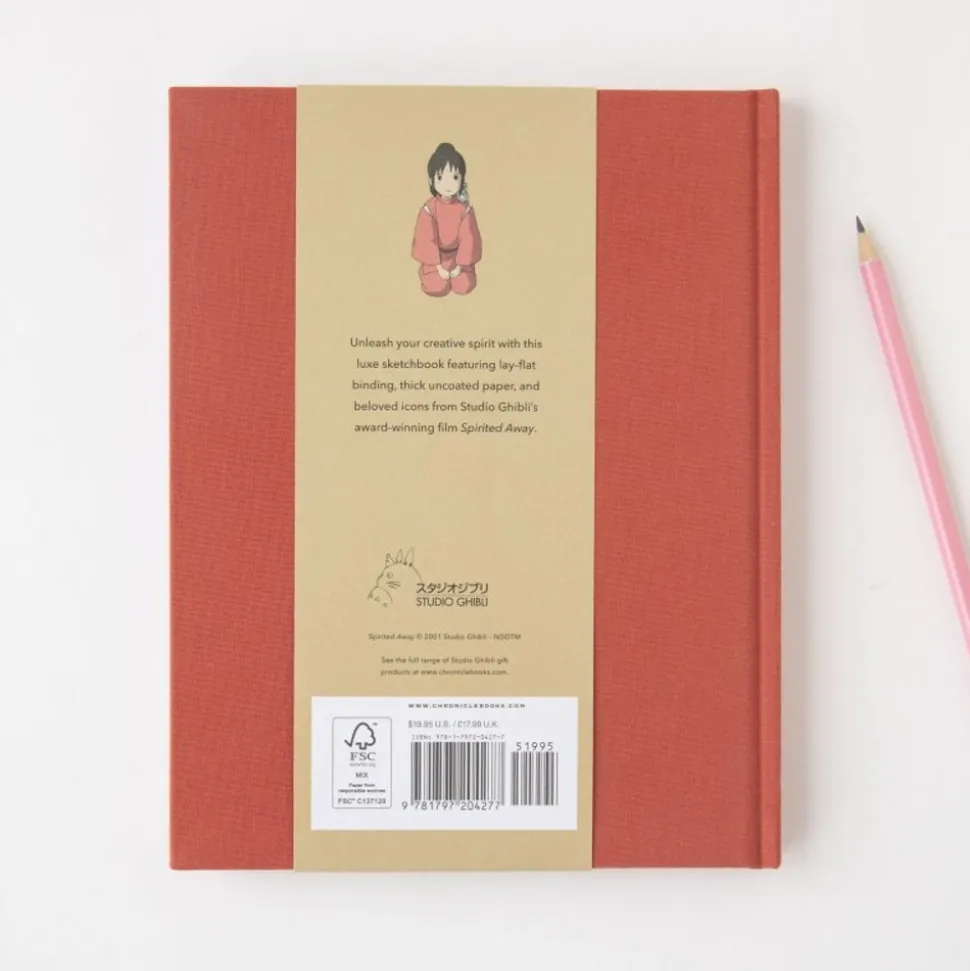 Chihiro & No Face Cloth Sketchbook - Spirited Away