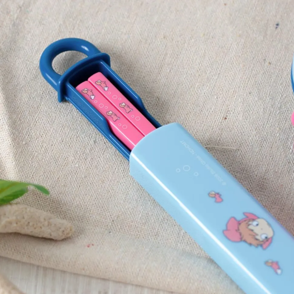 Chopsticks Box Set 16,5Cm Ponyo In The Ocean - Ponyo On The Cliff
