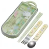 Chopsticks Spoon Fork Box Set Totoro Holding Umbrella - My Neighbor T