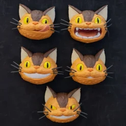 Collection Catbus Faces Assorted 6 Magnets - My Neighbor Totoro