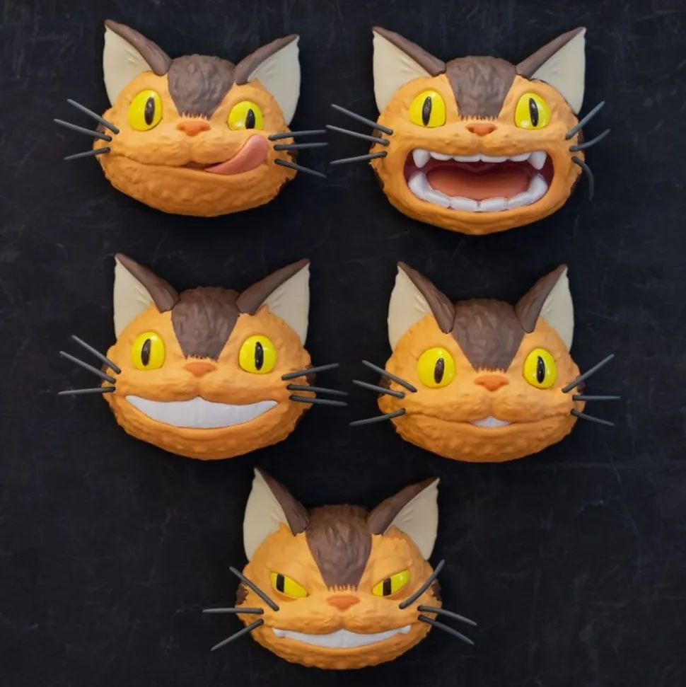 Collection Catbus Faces Assorted 6 Magnets - My Neighbor Totoro