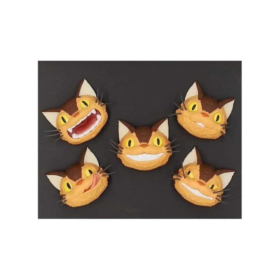 Collection Catbus Faces Assorted 6 Magnets - My Neighbor Totoro