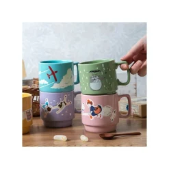 Coloful Embossed Mug Kiki Chihiro & Haku - Spirited Away