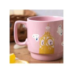 Coloful Embossed Mug Kiki On Her Broom - Kiki'S Delivery Service