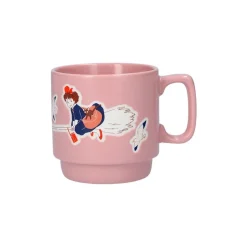 Coloful Embossed Mug Kiki On Her Broom - Kiki'S Delivery Service
