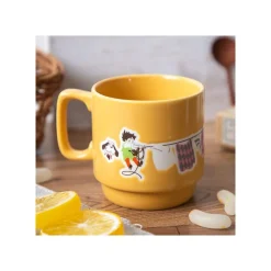 Coloful Embossed Mug Laundry Day - Howl'S Moving Castle
