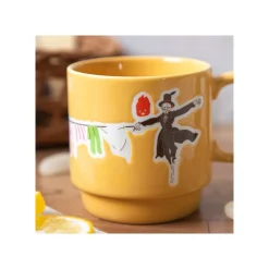 Coloful Embossed Mug Laundry Day - Howl'S Moving Castle