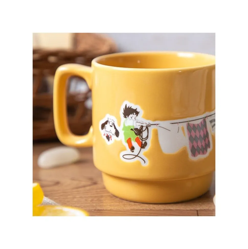 Coloful Embossed Mug Laundry Day - Howl'S Moving Castle
